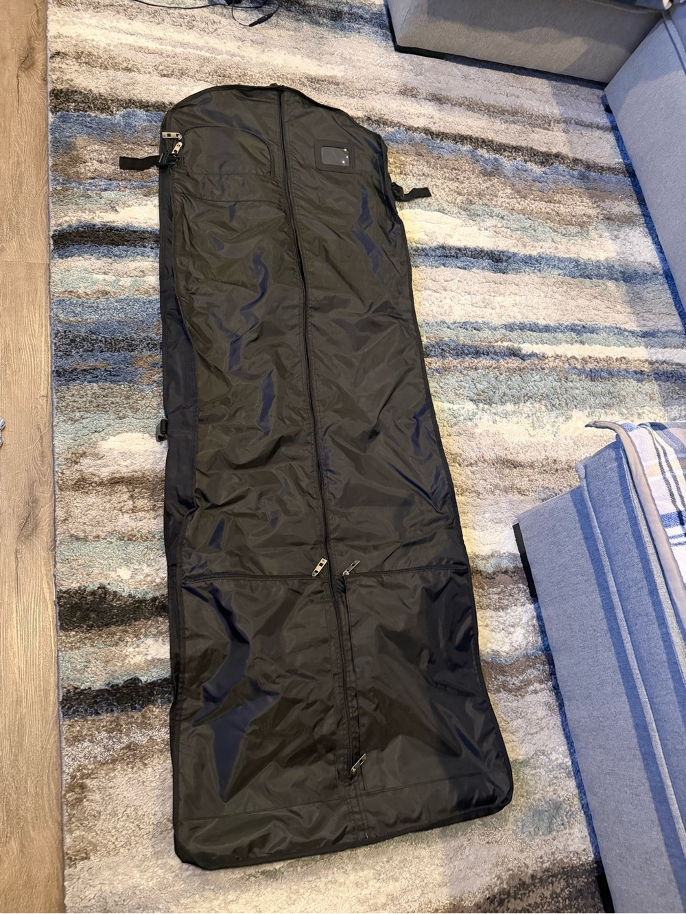 Black 'Bride' Garment Bag with Shoulder Strap - Picture 7 of 10